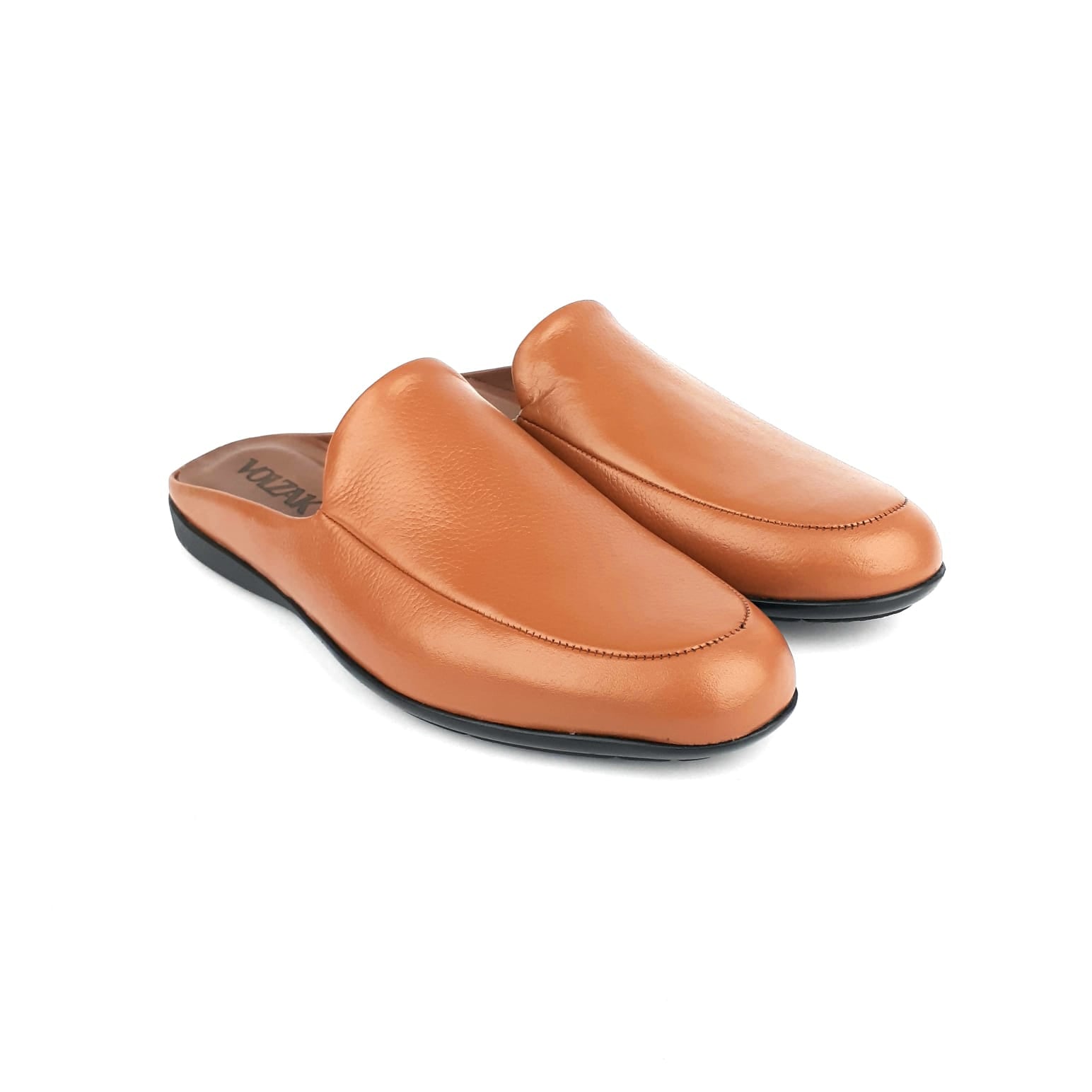 5083 Mule en cuir Cajou