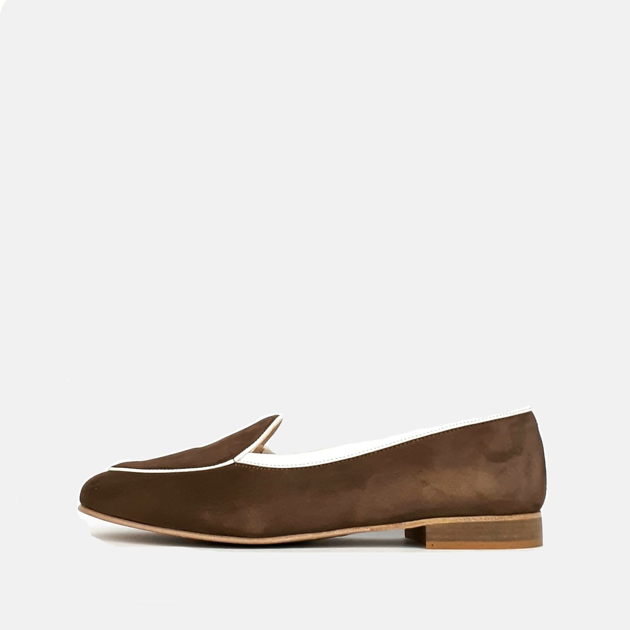 Volzak 60 Ballerine en daim marron