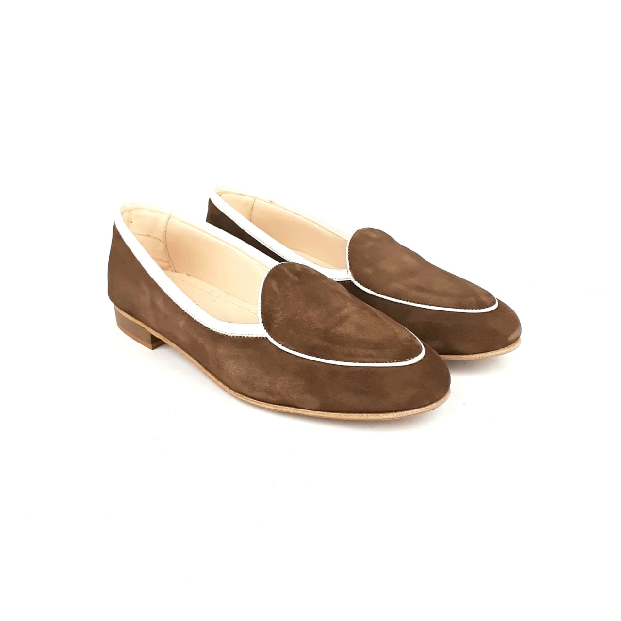Volzak 60 Ballerine en daim marron