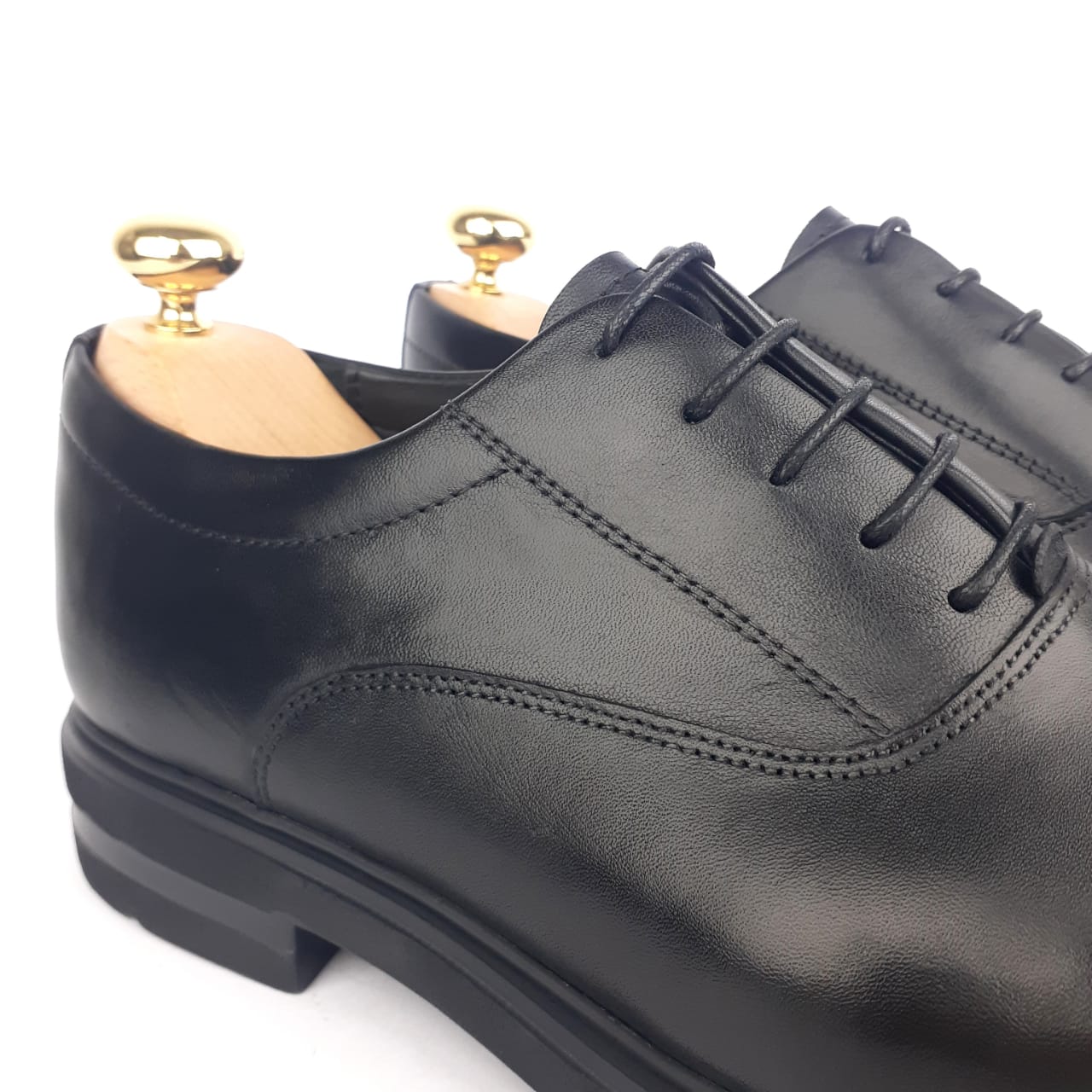 910 Chaussure en cuir Noir