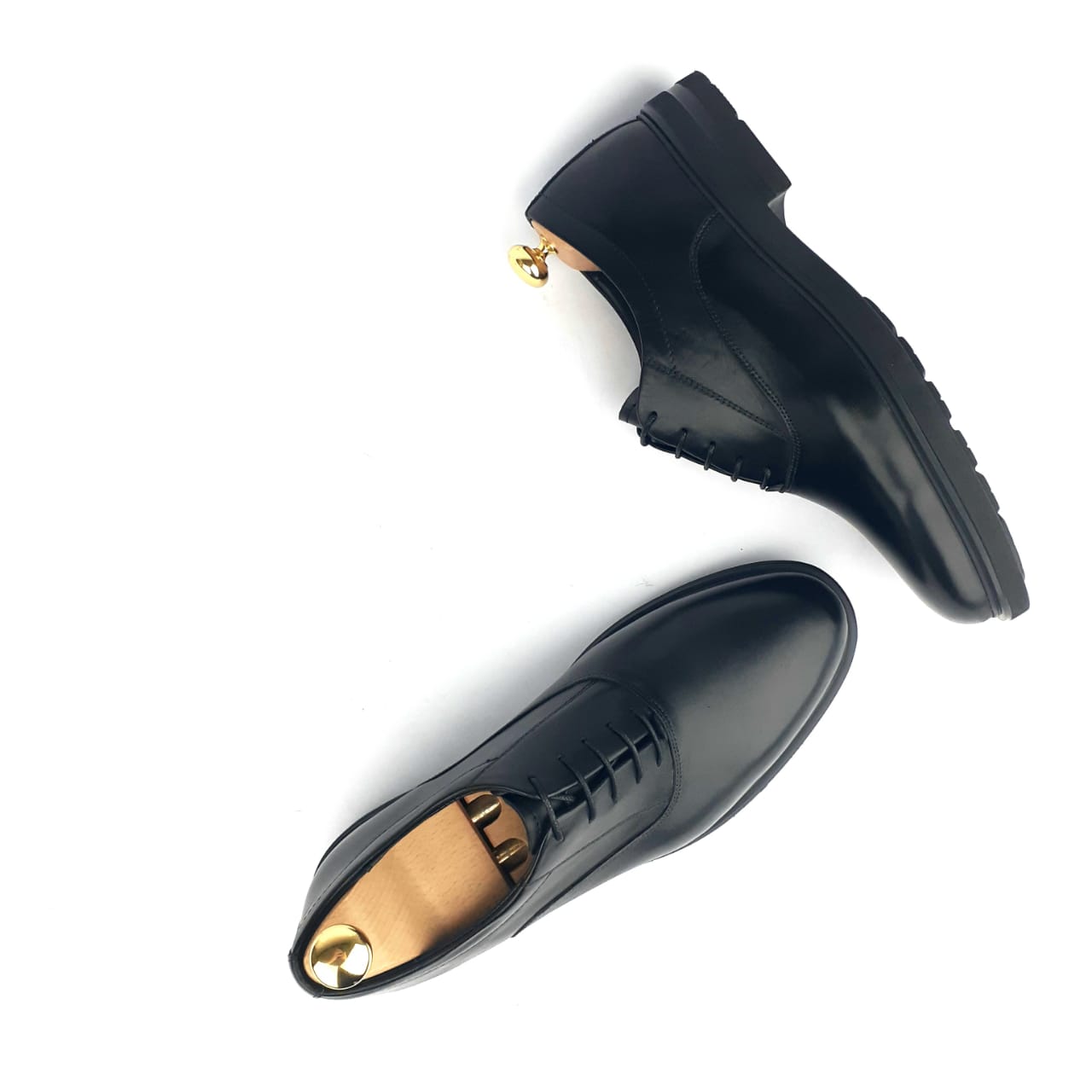 910 Chaussure en cuir Noir