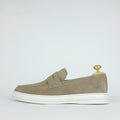 .6044 Taupe Suede Moccasin