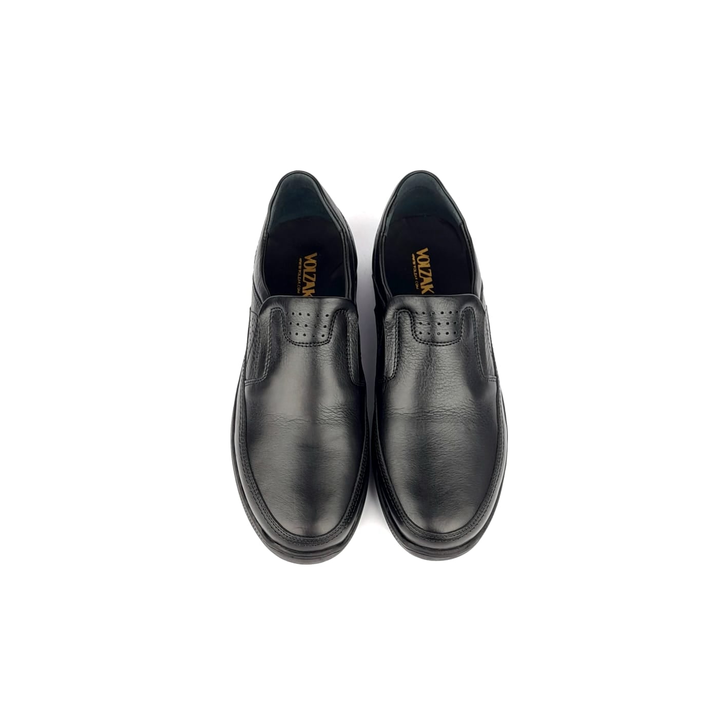 4067 Chaussure en cuir Noir