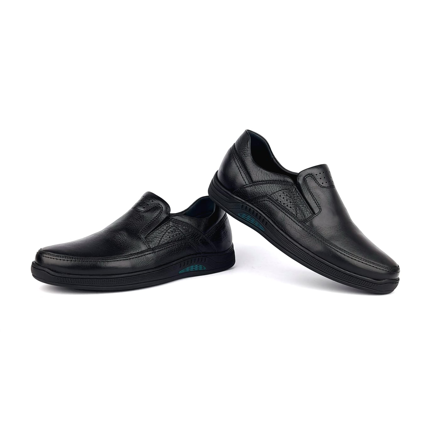 4067 Chaussure en cuir Noir