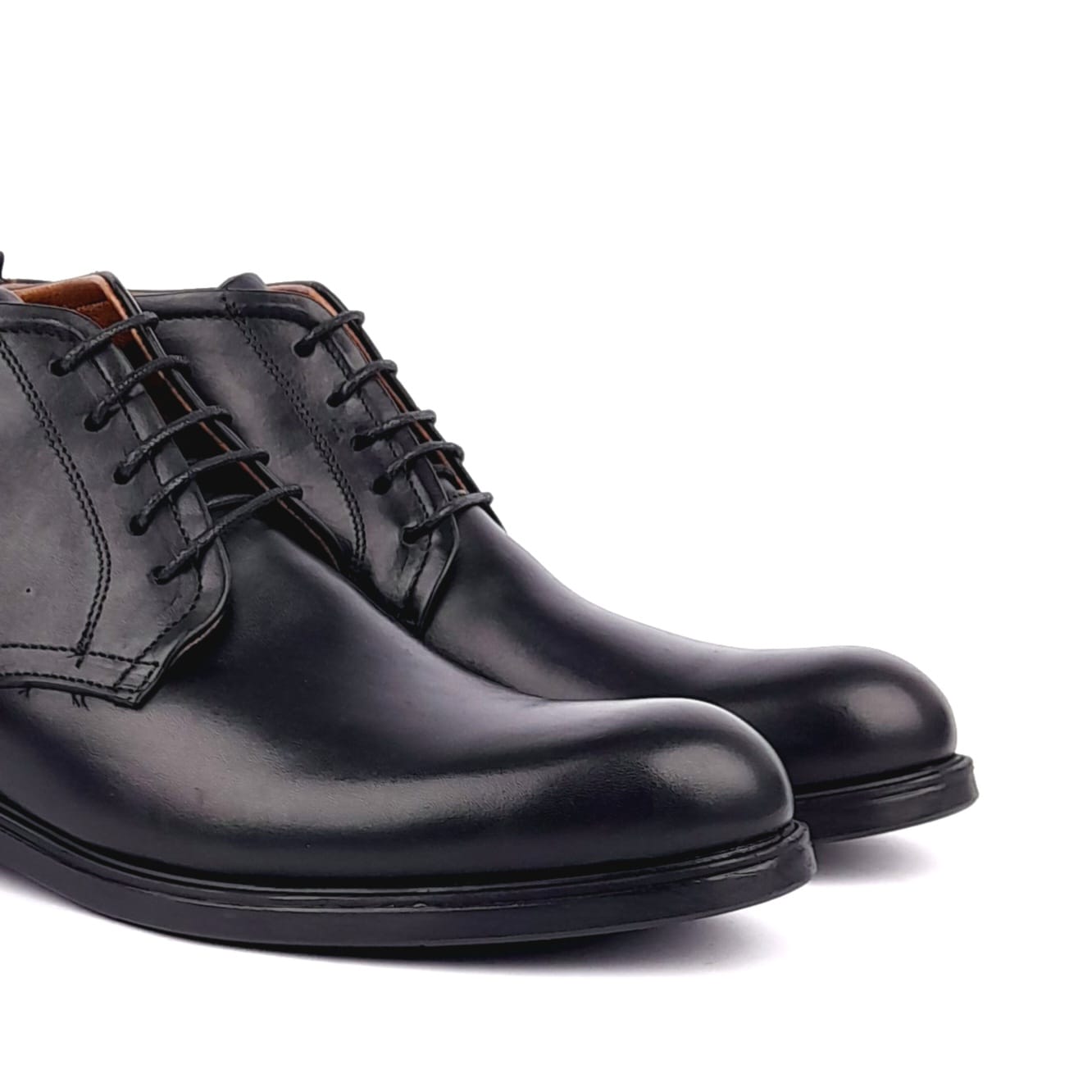 Volzak 6035 Bottine en cuir Noir