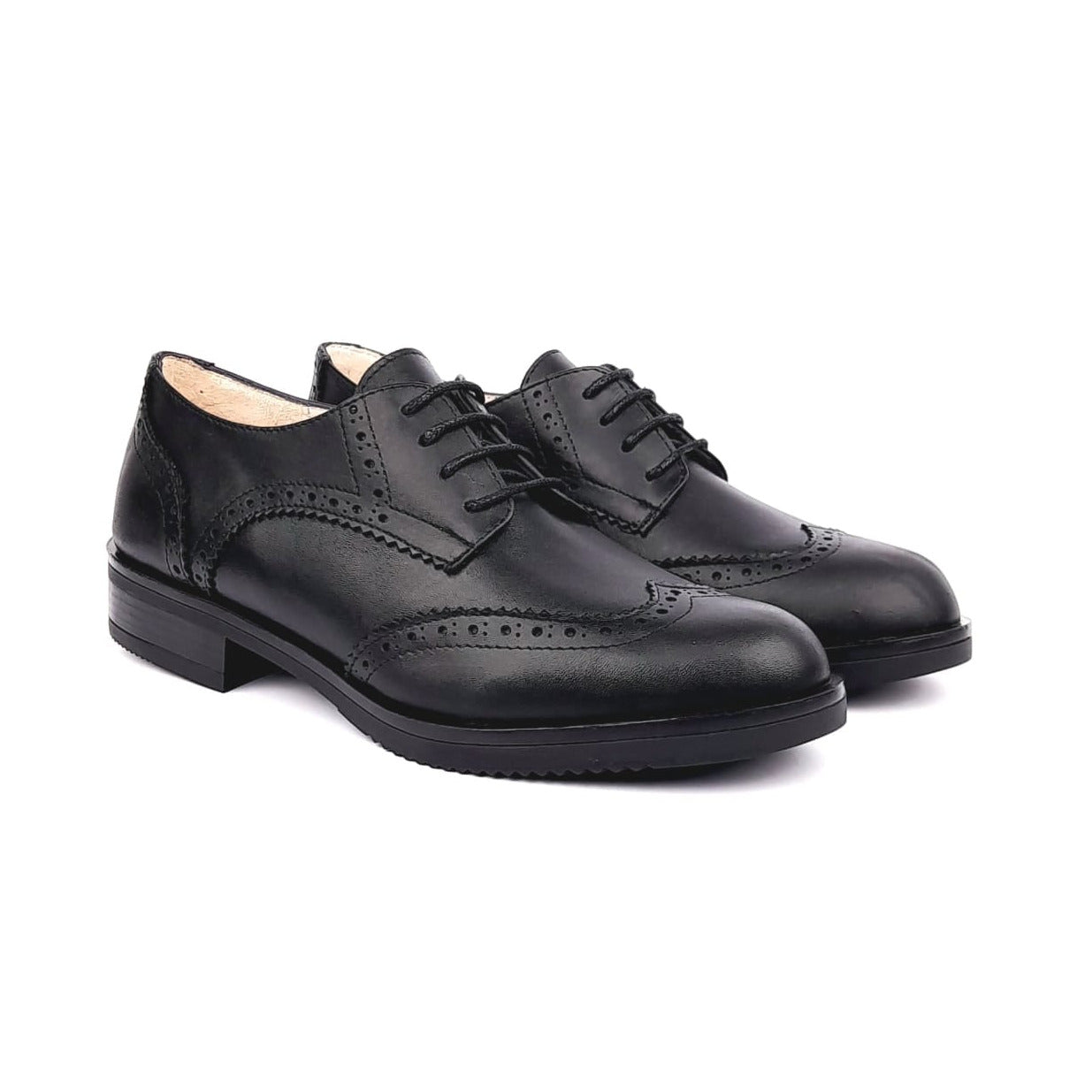 Volzak 865 Black Leather Shoe