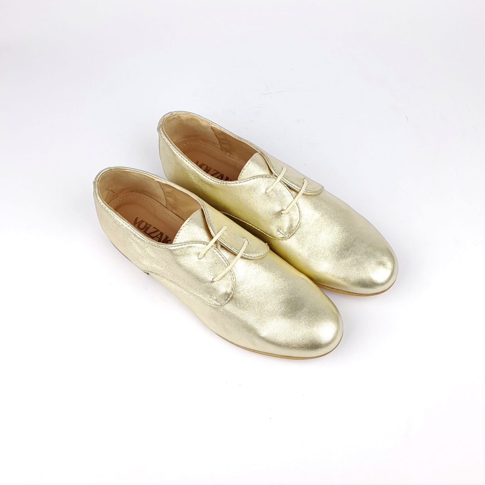 Volzak 125 Gold Leather Shoe