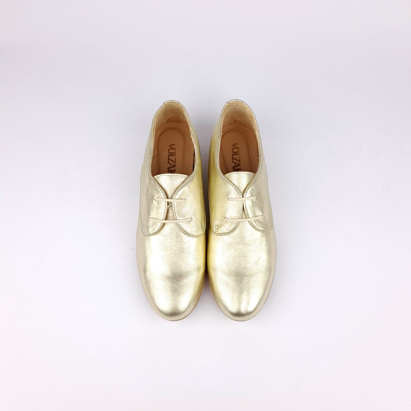 Volzak 125 Gold Leather Shoe