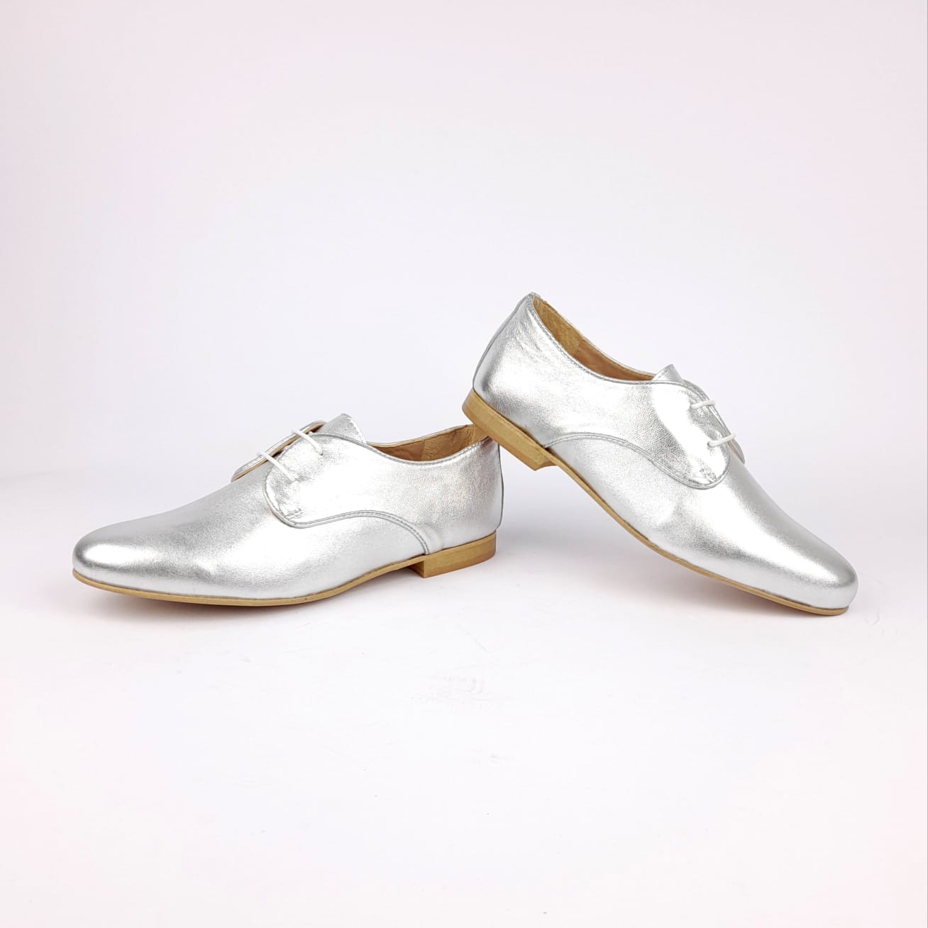 Volzak 125 Chaussure en cuir Argenté