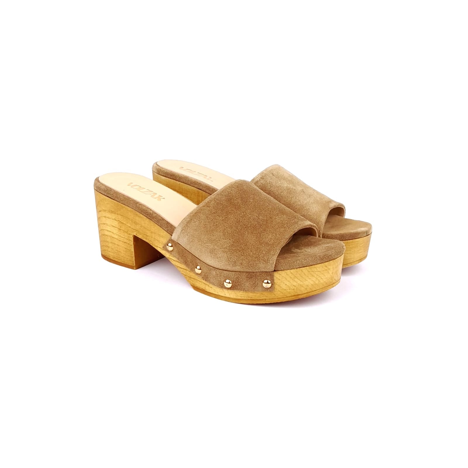 Volzak 50 Sandale en daim Camel